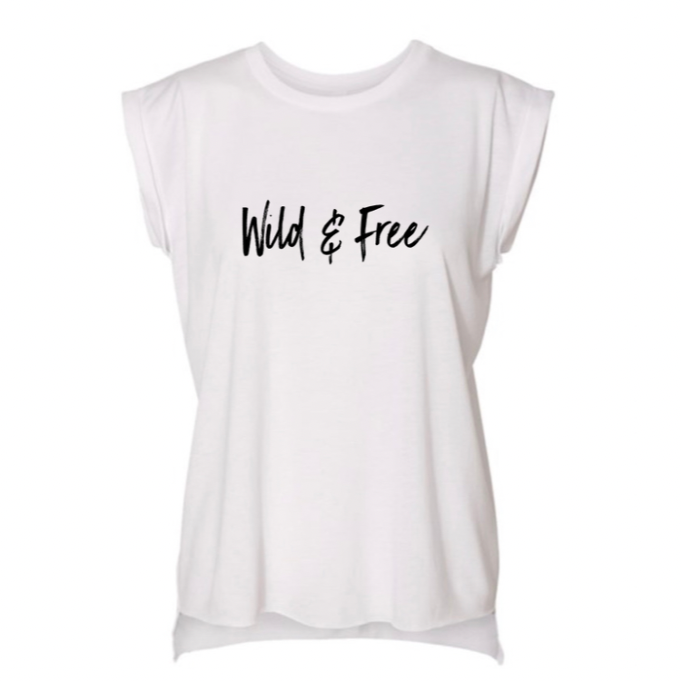 WILD & FREE Flowy Tee