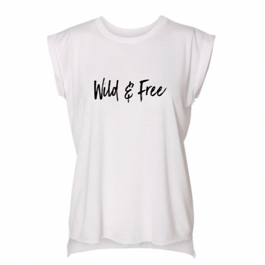 WILD & FREE Flowy Tee